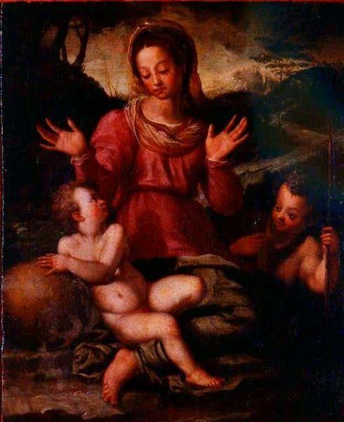 Andrea del Sarto Madonna and Child with St Germany oil painting art